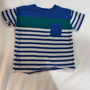 Hanna Andersson Mix It Up Short Sleeve Tee Lake Blue 3T/90